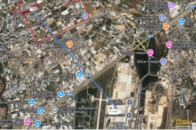 4-ANTALYA KEPEZ MENDERES MAH. TAKASLI TARLA